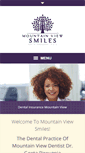 Mobile Screenshot of mountainviewsmiles.com